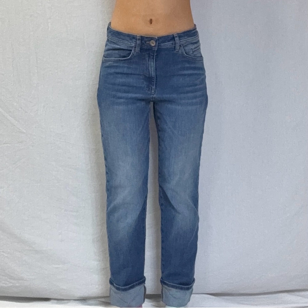 Classic Mid-Rise Women's Blue Jeans